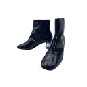 【中古】 ZARA BASIC ザラ ベーシック ブーツ エナメル 38 4