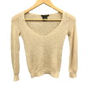 【中古】 LOUIS VUITTON ルイヴィトン ニット レディース カシミヤ シルクトップス ベージュ S 1