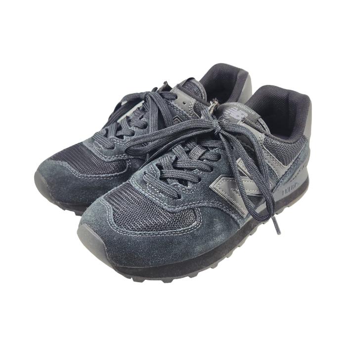 【中古】 NEWBALANCE ニューバランス スニーカー レディース ローカット 定番 スウェード ブラック 23cm ML574ETE T1