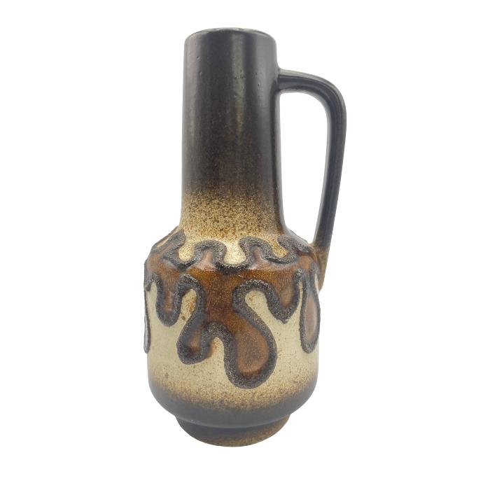 【中古】 Fat Lava & German Art Pottery VEB Haldensleben 東ドイツ 1960年代 ヴィンテージ 花瓶 W4