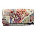 【中古】 Vivienne Westwood MONEY＆WALLACE ヴィヴィアンウエストウッド マネー＆ウォレス 長財布 D4