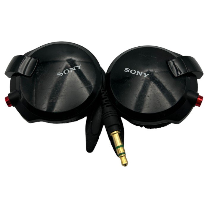 【中古】 SONY ソニー ヘッドホン 耳掛け MDR-Q68LW (B) ブラック W4