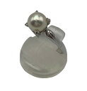 【中古】 K14WG 6.5~7.0mmパール リング 約13号 D4