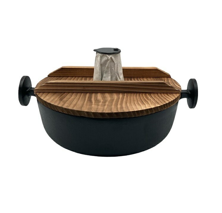 【中古】 正寿堂 本漆仕上 しゃぶしゃぶ鍋 大 D4