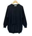 【中古】 ENFOLD エンフォルド コットンダブルフェイスアーチニット サイズ38 300BS270-1130 D4
