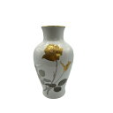 【中古】 大倉陶園 OKURATOUEN 金蝕バラ 花瓶 28cm W4