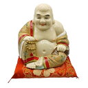 【中古】 中国美術 磁器人形 七福神 置物 H4