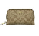 【中古】 COACH コーチ シグネチャー コスメポーチ F53385 D4