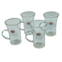 【中古】HARIO ハリオ 耐熱 ホットグラス すき 280ml HGT-2T (4点セット) H4