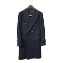 【中古】THE GIGI ザ ジジ ダブルブレスト コート ネイビー W4