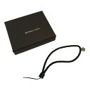 【中古】 BOTTEGA VENETA ボッテガヴェネタ イントレチャート ストラップ ユニセックス レザー 編み込み ブラック T1