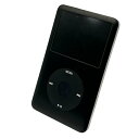 【中古】 Apple アップル iPod Classic 80GB ブラック ポータブル オーディオプレーヤー クリックホイール A1238 W1