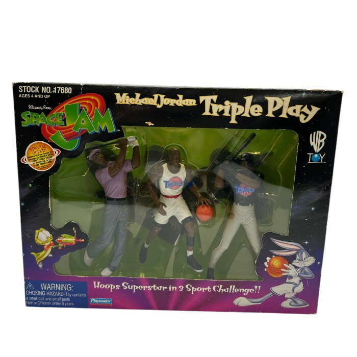 【中古】【未使用品】 Michael Jordan Triple Play マイケル ジョーダン トリプル プレイ フィギュア W4