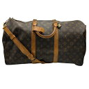 【中古】 LOUIS VUITTON ルイヴィトン モノグラム キーポル バンドリエール 50 ボストンバッグ M41416 W4