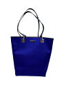 【中古】 GUCCI グッチ サテン トートバッグ 002・1099 ブルー D4