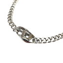 【中古】 DIESEL ディーゼル ネックレス メンズ ステンレススチール シルバー D1412040 T1