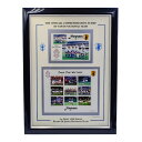 【中古】 1998年 サッカー日本代表 額装 切手セット イギリス切手 a1