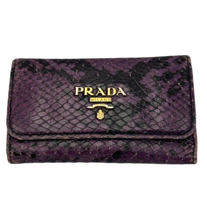 限定!即納!PRADA アイヤーズ ウォレット パイソン二つ折り財布 楽天市場】パイソン 財布(ブランドプラダ)(バッグ・小物