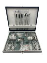 【中古】 LUCKYWOOD ラッキーウッド 18-8 グラーツ ディナーセット 28P カトラリー D4