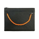 【中古】 LOUIS VUITTON ルイヴィトン トリヨン・モノグラム クラッチバッグ ユニセックス セカンドバッグ ブラック/オレンジ M67461 T1
