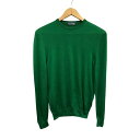【中古】 Drumohr ドモルア ニットトップス メンズ 秋冬 ラナメリノウール100% グリーン Mサイズ M1