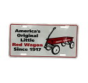 【中古】 RADIO FLYER ラジオフライヤー TIN SIGN 看板 プレート Red Wagon D4