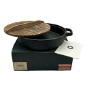 【中古】 OIGEN 南部盛栄堂 南部鉄器 すき焼きぎょうざ鍋 26cm CA-004 W4