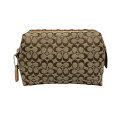 【中古】 COACH コーチ ミニシグネチャー コスメポーチ D4