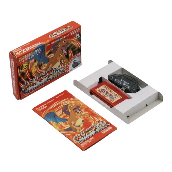 【中古】 任天堂 GAME BOY ADVANCE ポケットモンスター ファイアレッド (ワイヤレスアダプタ同梱) a1