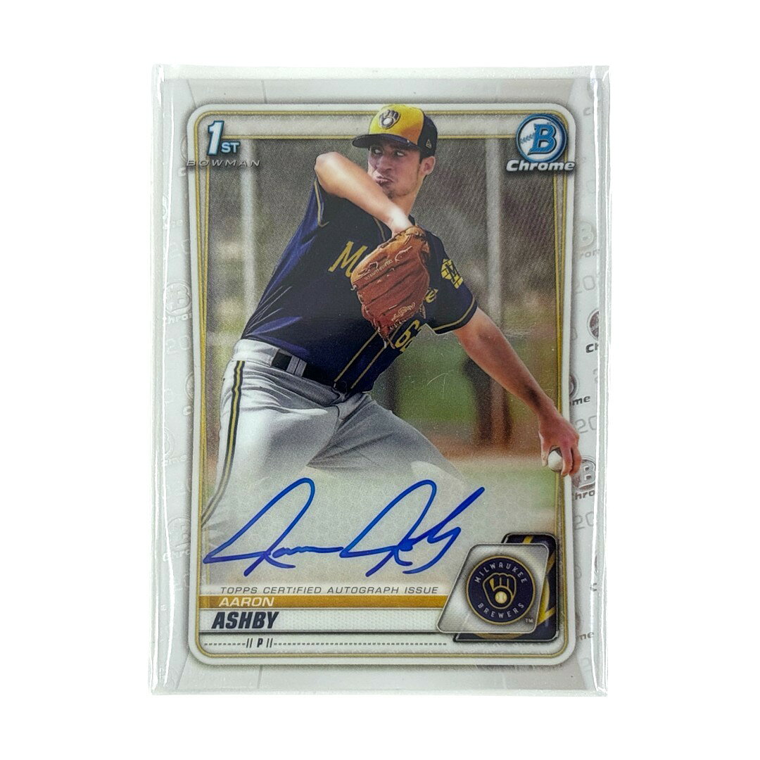【中古】 TOPPS MLBカード BOWMAN CHROME 1ST AARON ASHBY MILWAUKEE BREWERS #CPA-AA IT1
