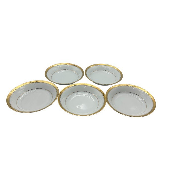 【中古】 【楽天スーパーSALE10%OFF】 Noritake ノリタケ バルモラル スープ皿 5客 W4