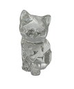 【中古】 Meissen マイセンクリスタル キャット 置物 D4