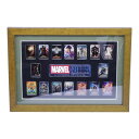 【中古】 MARVEL MCU 映画ポスター 額装ピンズセット 「マーベル・スタジオ/ヒーローたちの世界へ」 会場限定 a1
