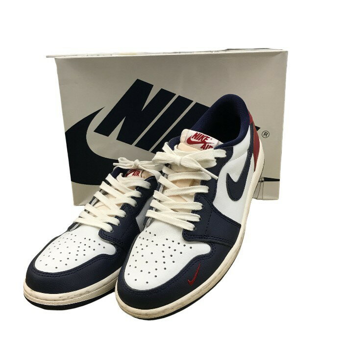 【中古】 NIKE ナイキ Air Jordan 1 Retro Low OG Howard スニーカー メンズ ロゴ レッド/ネイビー 26cm HQ2993...