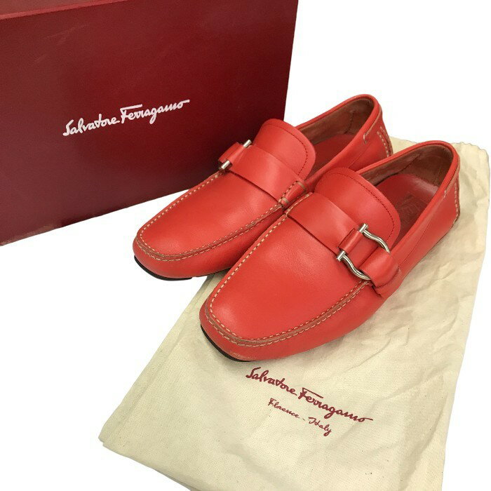 š FERRAGAMO ե饬 ɥ饤ӥ󥰥塼  å 7 MS45723 T1