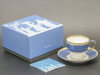 【送料無料】【未使用品】Wedgwood/ウェッジウッドユーランダーパウダーブルーカップ&ソーサー【中古】