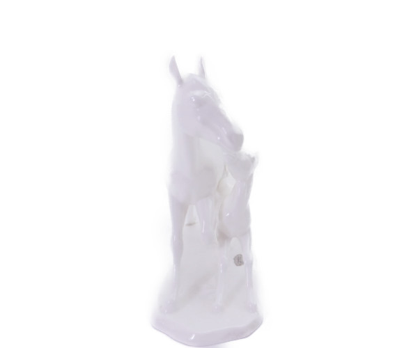 【中古】 ノリタケ フィギュリン 馬の親子 置物 [2]
