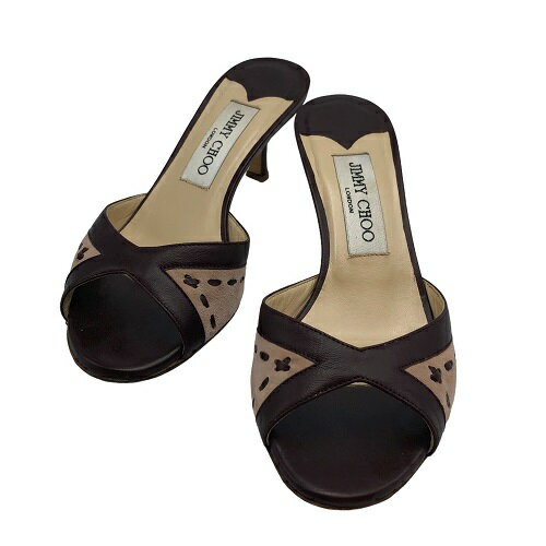 【中古】 Jimmy Choo パンプス スエード レザー 35 約22.0cm