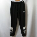 【中古】 【送料無料】 古着 メンズS PUMA/プーマ CLOUD パック MCS トラックパンツ スウェット ロングパンツ ブラック 597089-01