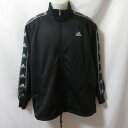 【中古】 【送料無料】 古着 メンズM adidas/アディダス トラックジャケット ジャージ ジップ スポーツ ジム ジョギング トレーニング ブラック 70...