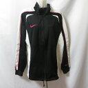 【中古】 【送料無料】 古着 メンズL NIKE/ナイキ トラックジャケット ジャージ ジップ スポーツ ジム ジョギング トレーニング ホワイト/ブラック/ピ...