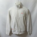 【中古】 【送料無料】 古着 メンズS NIKE/ナイキ トラックジャケット ジャージ フルジップ カジュアル スポーツ 運動 ウォーキング ホワイト/ピンク ...