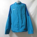 【中古】 【送料無料】 古着 ジュニアL(160) NIKE/ナイキ 裏メッシュ ウインドブレーカー ジャケット サッカー 練習着 ジャージ スカイブルー 65...