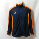 【中古】 【送料無料】 古着 メンズS adidas/アディダス トラックジャケット ジャージ フルジップ カジュアル スポーツ 運動 ウォーキング ネイビー/...