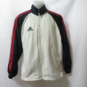 【中古】 【送料無料】 古着 メンズS adidas/アディダス トラックジャケット ジャージ フルジップ カジュアル スポーツ ホワイト/ネイビー/レッド 9...