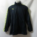 【中古】 【送料無料】 古着 メンズS-M PUMA/プーマ トラックジャケット ジャージ フルジップ カジュアル スポーツ 運動 ウォーキング ネイビー 86...