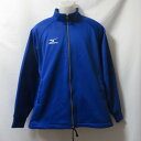 【中古】 【送料無料】 古着 メンズO MIZUNO/ミズノ トラックジャケット ジャージ フルジップ カジュアル スポーツ 運動 ウォーキング ブルー