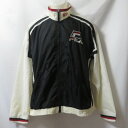 【中古】 【送料無料】 古着 メンズL FILA/フィラ 裏メッシュ ウインドブレーカージャケット ジップ スポーツ ホワイト/ブラック
