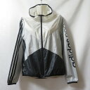 【中古】 【送料無料】 古着 レディースOT adidas neo/アディダスネオ 裏メッシュ ウインドブレーカージャケット ジップ フード スポーツ ホワイト...