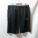 【中古】 【送料無料】 古着 メンズXXL UNDER ARMOUR/アンダーアーマー ポリエステル ハーフパンツ 短パン 練習着 スポーツウェア ブラック/ホ...